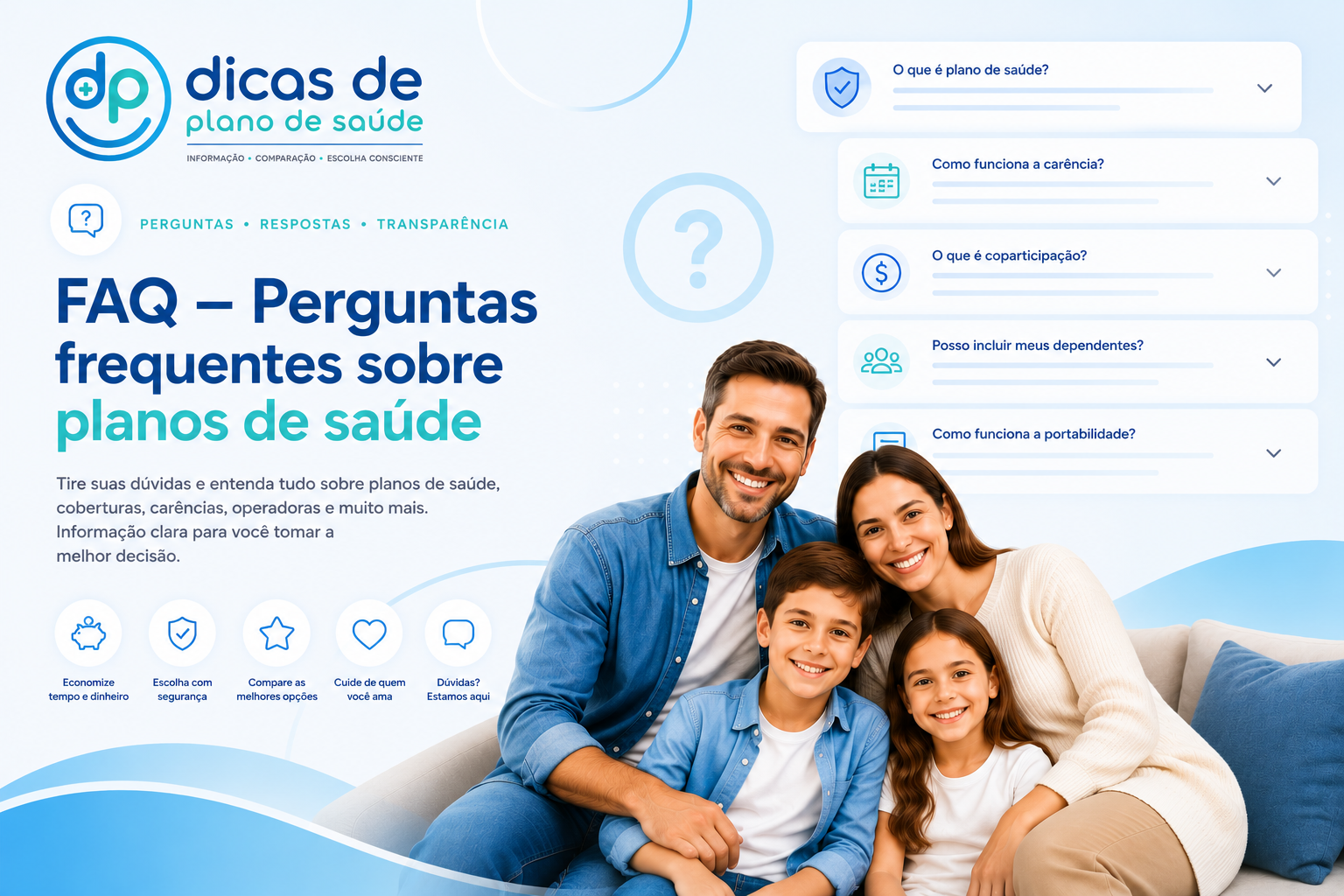 família sentada em um sofá