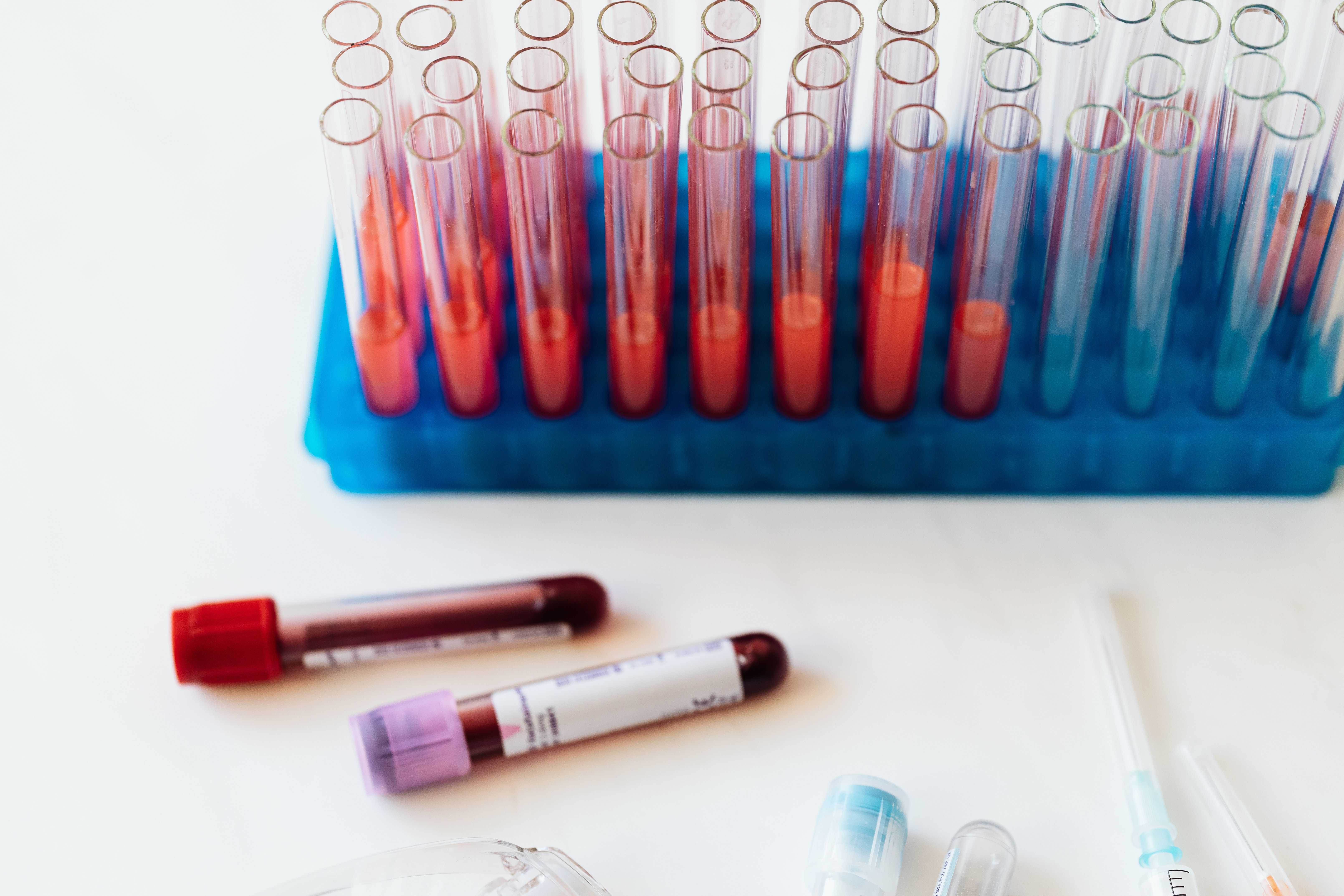 Tubos de sangue para exames preventivos pelo plano de saúde
