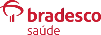logo da bradesco saúde vermelho