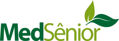 logo da medsênior verde claro
