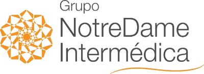 logo da notredame intermédica laranja