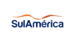 logo da sulamérica azul com laranja