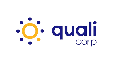 logo da qualicorp azul com laranja