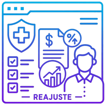 ícone representando Reajuste
