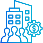 ícones representando Empresários e Comerciantes
