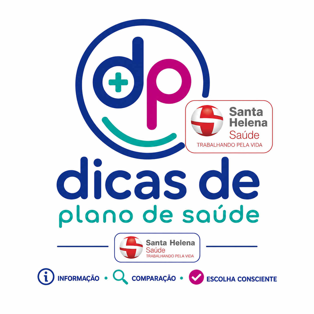 logo de Santa Helena Saúde e dicas de planos de saúde