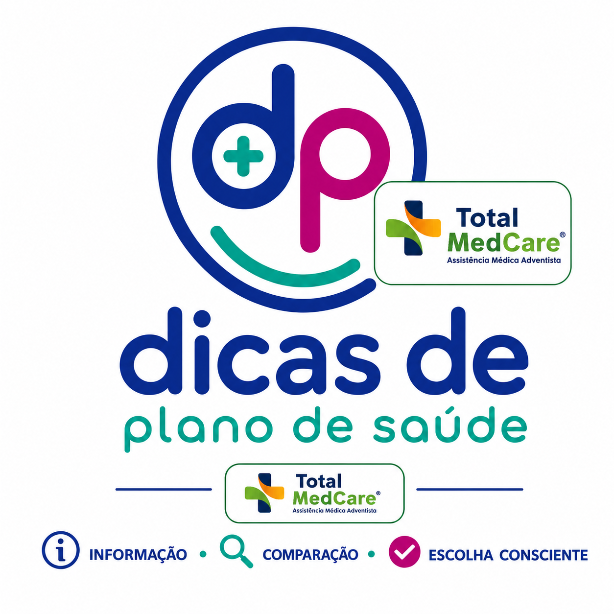 logo de Total MedCare e dicas de planos de saúde