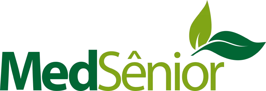 logo da medsênior verde claro