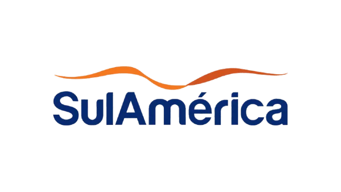 logo da sulamérica azul com laranja