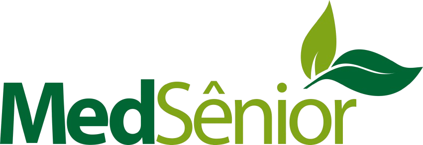 logo da medsênior verde claro