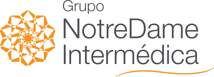 logo da notredame intermédica laranja