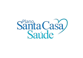 logo da santa casa saúde azul