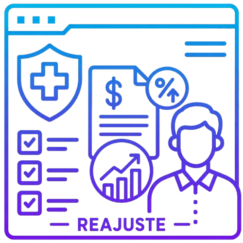 ícone representando Reajuste