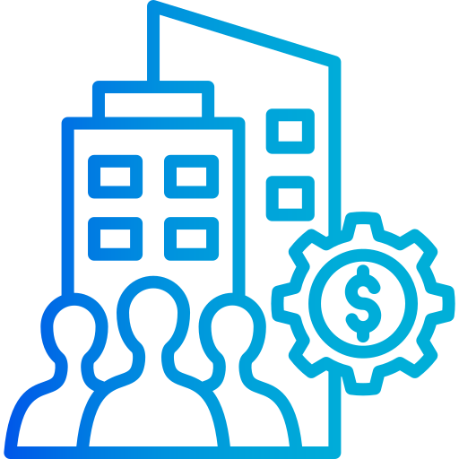 ícones representando Empresários e Comerciantes